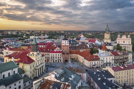 Město Lublin a jeho historické centrum. Foto: uslatar, Shutterstock